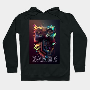 Abstract Gamer Controller Hoodie